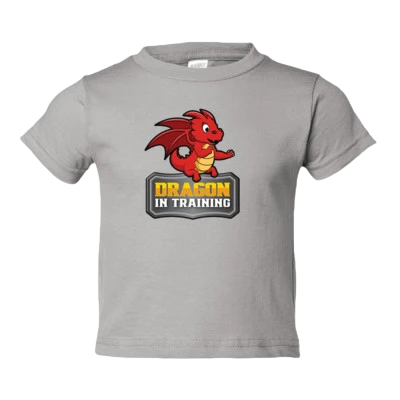 Toddler Cotton Jersey Tee 3301T - Future Dragon - Image 3