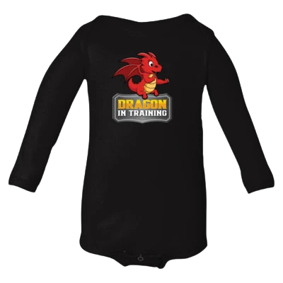 Baby Long Sleeve Bodysuit - Future Dragon - Image 2