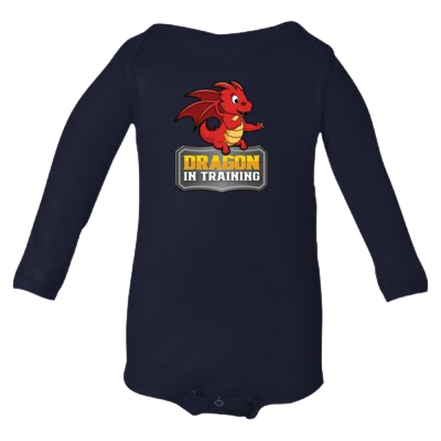 Baby Long Sleeve Bodysuit - Future Dragon - Image 4