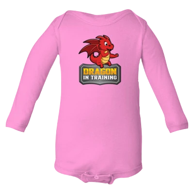 Baby Long Sleeve Bodysuit - Future Dragon - Image 5