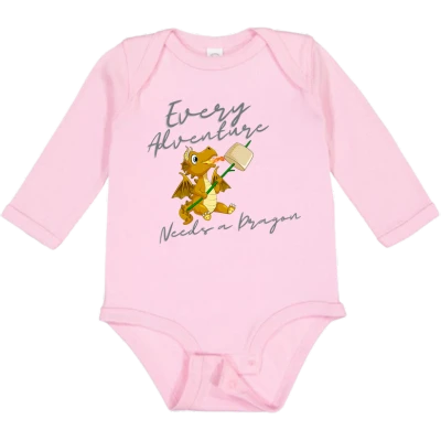 Baby Long Sleeve Bodysuit - Every Adventure Needs a Dragon