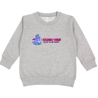 Toddler Fleece Sweatshirt - I Swear