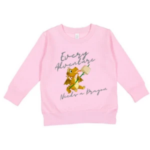 Toddler Fleece Sweatshirt - Every Adventure Needs a Dragon