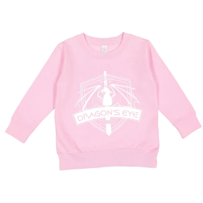 Toddler Fleece Sweatshirt - white logo