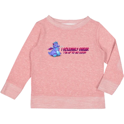 Terry Crewneck with Elbow Patches - up to no good - Image 2