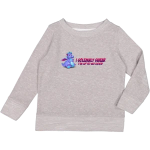 Terry Crewneck with Elbow Patches - up to no good