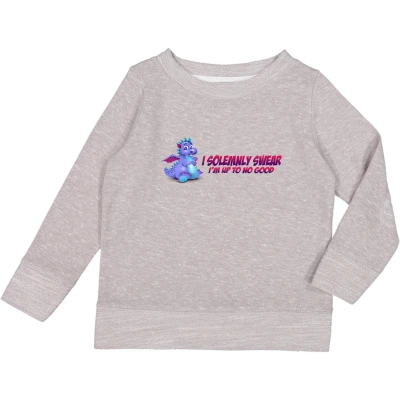 Terry Crewneck with Elbow Patches - up to no good