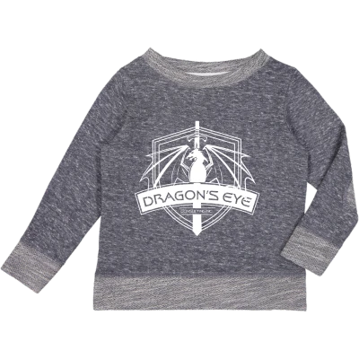 Terry Crewneck with Elbow Patches - White Dragon - Image 2