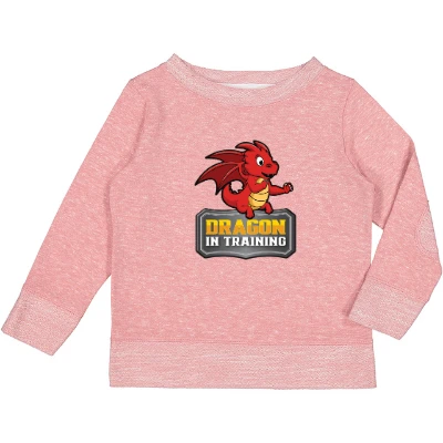 Terry Crewneck with Elbow Patches - Dragons In Training - Image 4