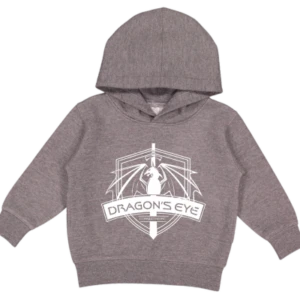 Pullover Fleece Hoodie - White Dragon