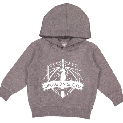 Pullover Fleece Hoodie - White Dragon