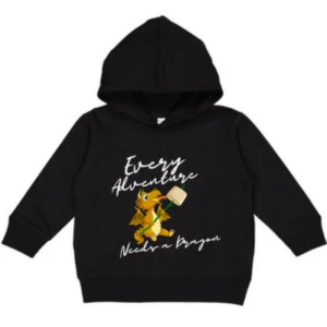 Pullover Fleece Hoodie - Every Adventure Needs a Dragon