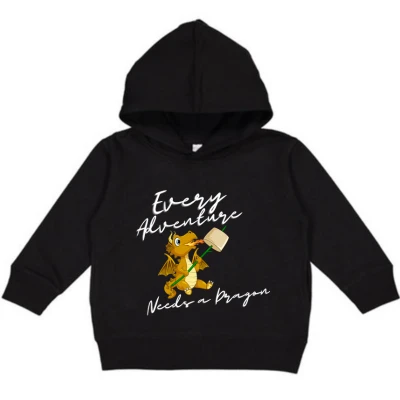Pullover Fleece Hoodie - Every Adventure Needs a Dragon