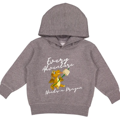 Pullover Fleece Hoodie - Every Adventure Needs a Dragon - Image 2