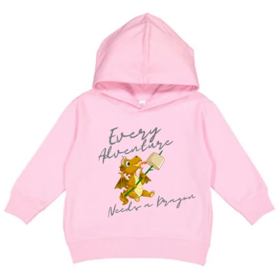 Pullover Fleece Hoodie - Every Adventure Needs a Dragon - Image 3