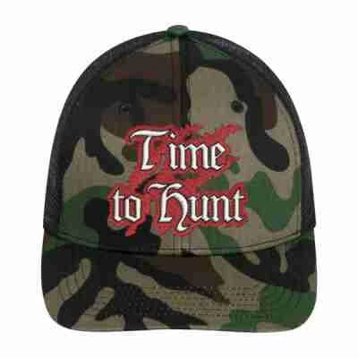 Mesh Back Baseball Cap Time to Hunt - Image 5