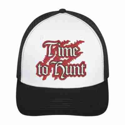 Mesh Back Baseball Cap Time to Hunt - Image 3