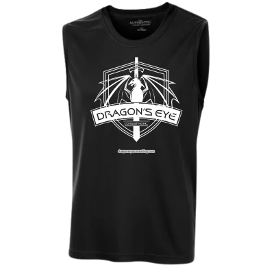 Men's White Dragon Sleeveless T - Image 2