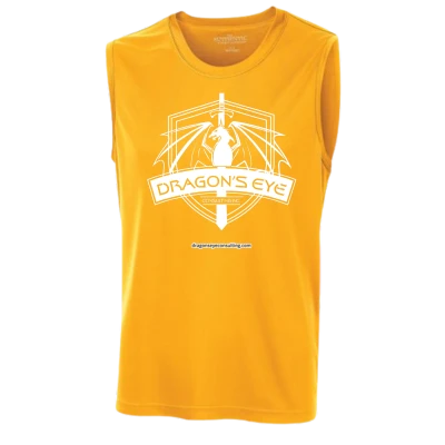 Men's White Dragon Sleeveless T - Image 3