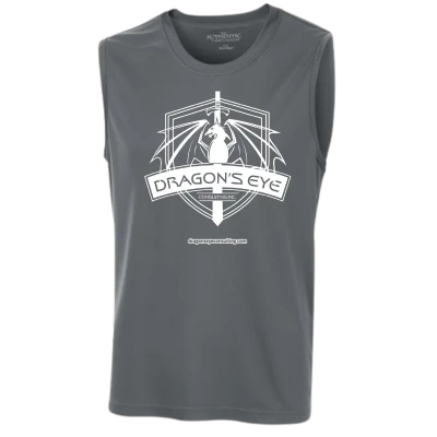 Men's White Dragon Sleeveless T - Image 4