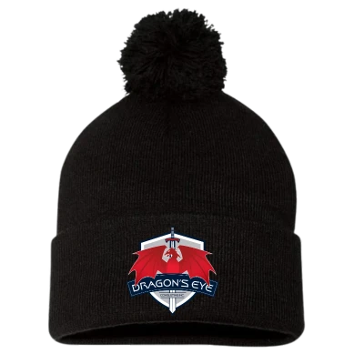 Pom-Pom toque 12 inch knit beenie - Image 2