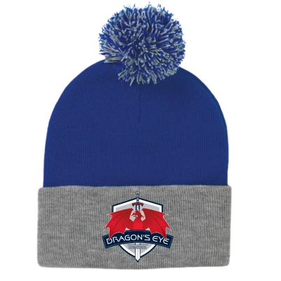 Pom-Pom toque 12 inch knit beenie - Image 5