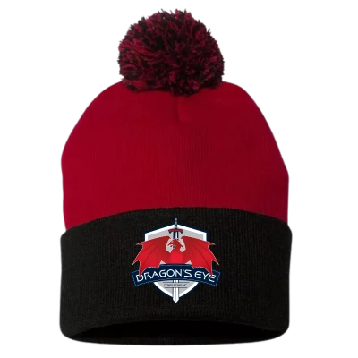 Pom-Pom toque 12 inch knit beenie - Image 3