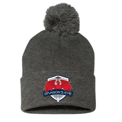Pom-Pom toque 12 inch knit beenie - Image 4