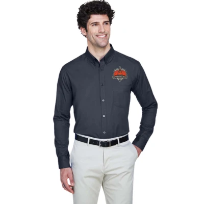 Original Logo Long-Sleeve Twill Shirt - Image 3