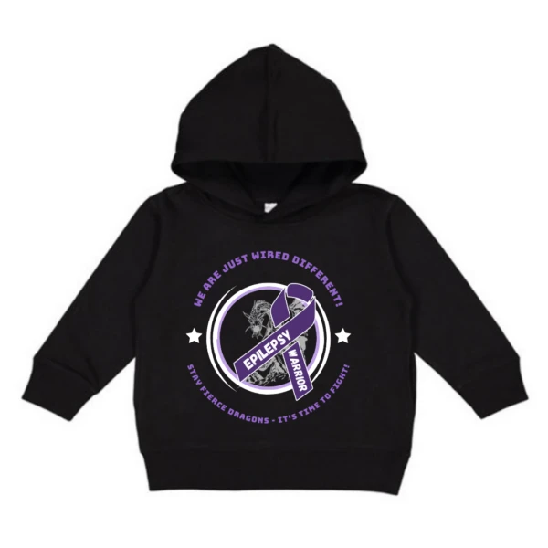 Pullover Fleece Hoodie Epilepsy - Image 2
