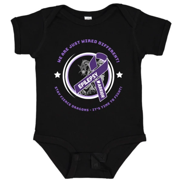 Epilepsy Short Sleeve Bodysuit - Image 2