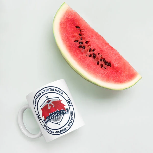 New logo - White glossy mug - Image 4