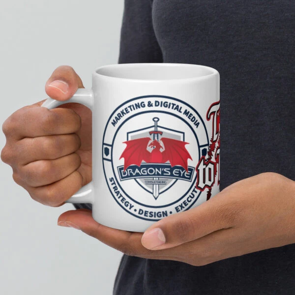 Time to Hunt - White glossy mug - Image 4